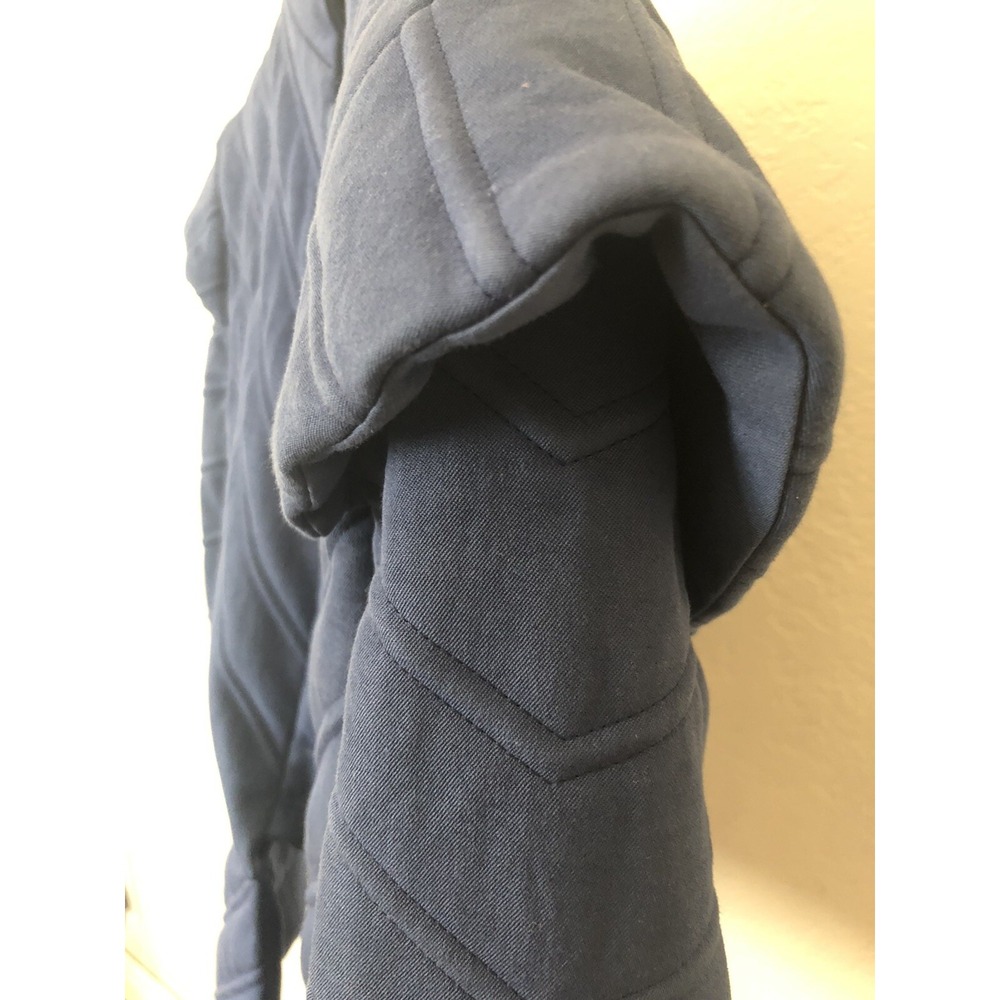 Burberry Jacket Women's 8 Indigo Blue Quilted Runway Made In Italy 42‎ NEW - Picture 5 of 15
